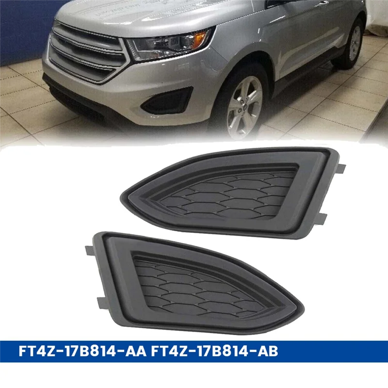 앞 우측 승객 측 안개등 커버 베젤 FT4Z-17B814-AA Ford Edge 2015-2018 자동차 안개 램프 베젤 FO1039177 액세서리