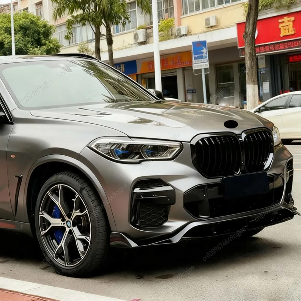 BMW X5 G05 M50i M50d xDrive30d 40i 40d 45e 프리-LCI 2018-2023 싱글 라인 스타일 블랙 레이싱 그릴 튜닝 프론트 어퍼 그릴