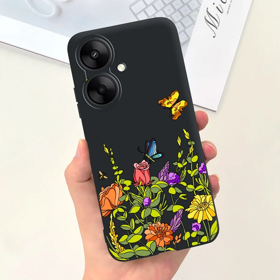 2023 Fashion Pattern Soft Silicone Phone Back Cover
