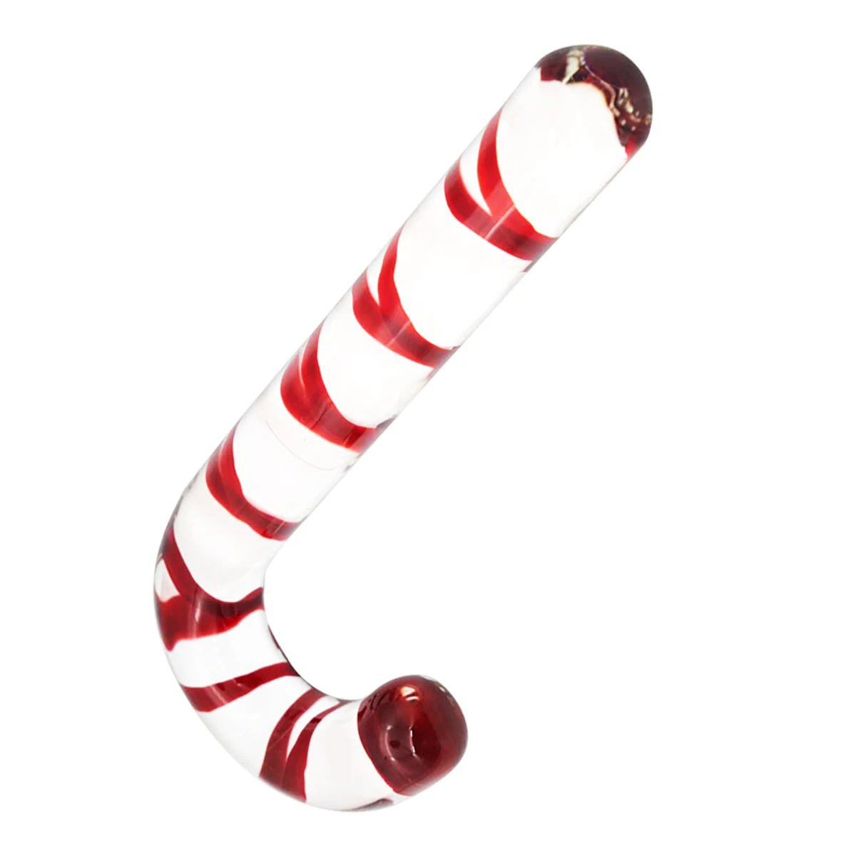 Glasdildo Weihnachten Zuckerstange Spielzeug Frauen Butt Plug l Stimulator Lust Zauberstab für Erwachsene Anal Sex Spielzeug_voghion.com