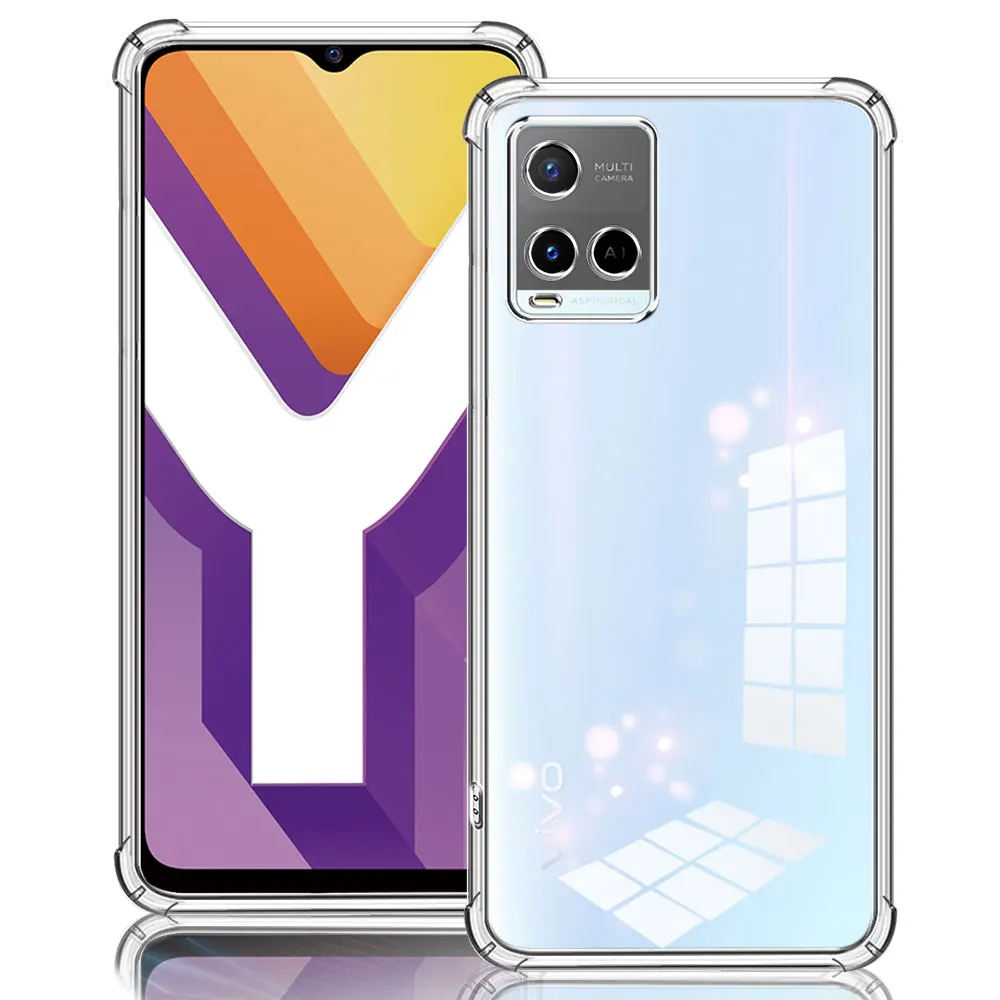 Shockproof Clear Soft Silicone Phone Case - Durable Protective Cover