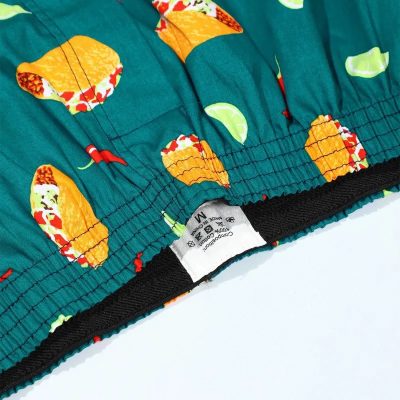 Pantalones Aro para hombre, Boxers con estampado clásico, bragas para hombre, pantalones de esquina plana, ropa interior cómoda, fresca y transpirable, 3 uds.