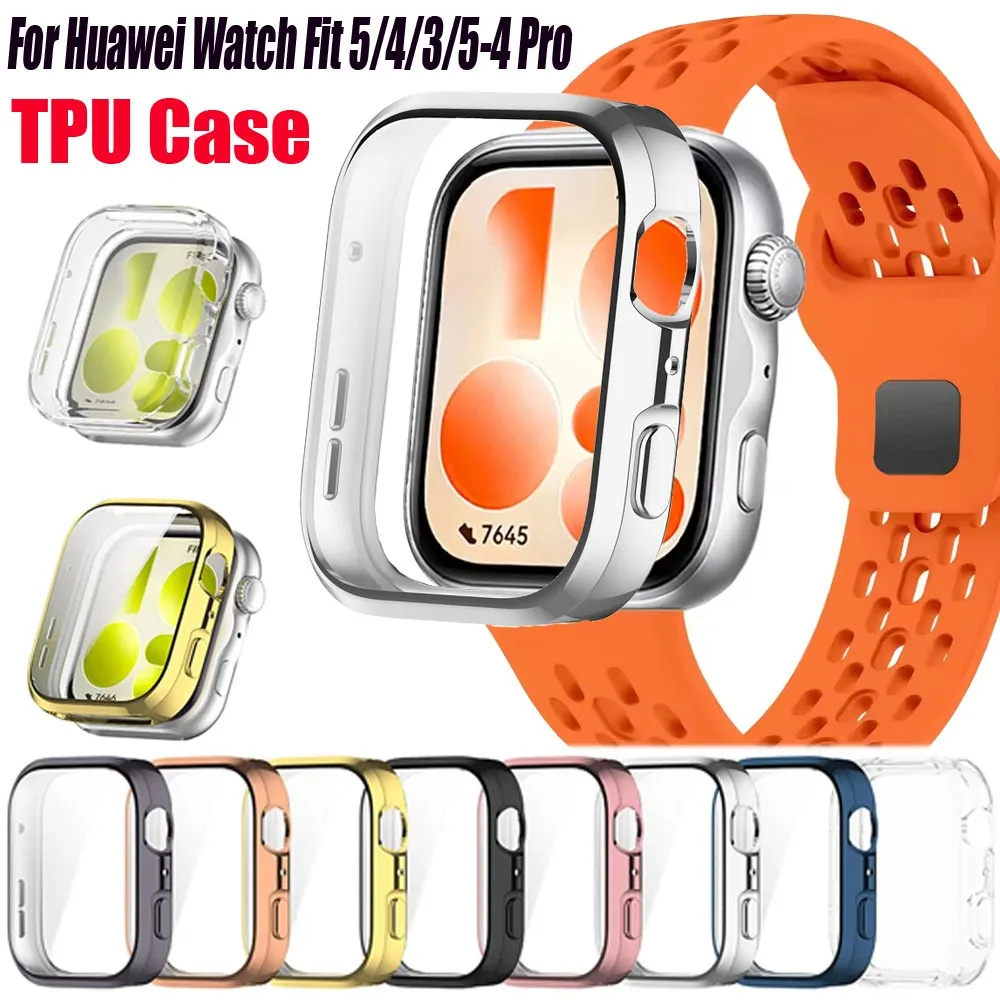 Durable TPU Protective Case for Huawei Watch Fit – All-Around Bumper Shell with Soft Screen Anti-Fall Protection