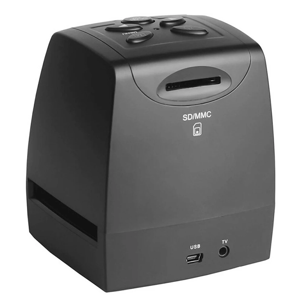 35/135mm Slide Film Converter 2.4Inch LCD Screen Photo Digital Image Viewer Support Editing & Sharing for Old Film To JPEG