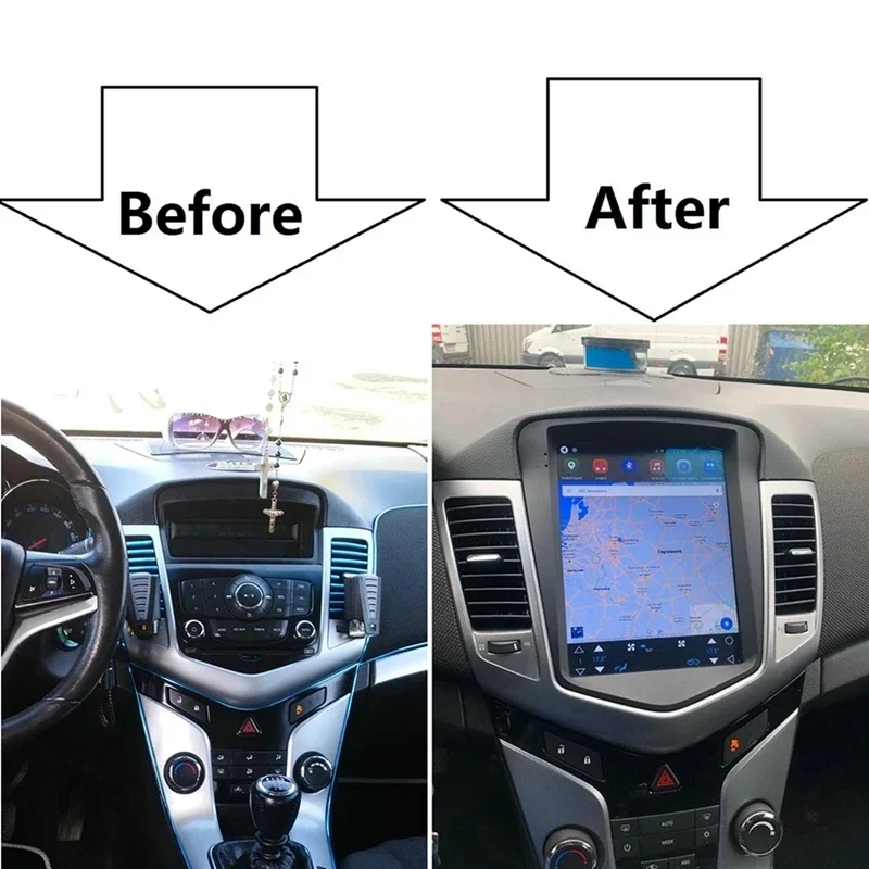 

car radio Android 11 Multimedia Player Navigation Vertical screen For Chevrolet Cruze 2006-2014 GPS Wifi