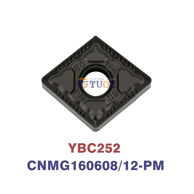 

Original CNMG160608-PM CNMG160612-PM YBC252 CNMG 160608 160612 PM 1606 External Turning Tools CNC Lathe Tool Carbide Insert