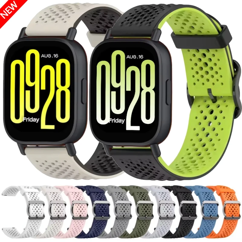 Breathable Silicone Wristband Strap - 20mm/22mm
