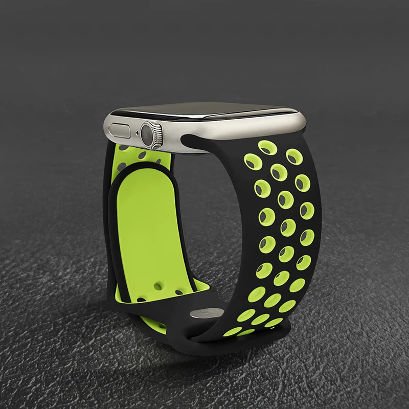 Breathable Silicone Watch Strap - Premium Comfort and Style Bracelet