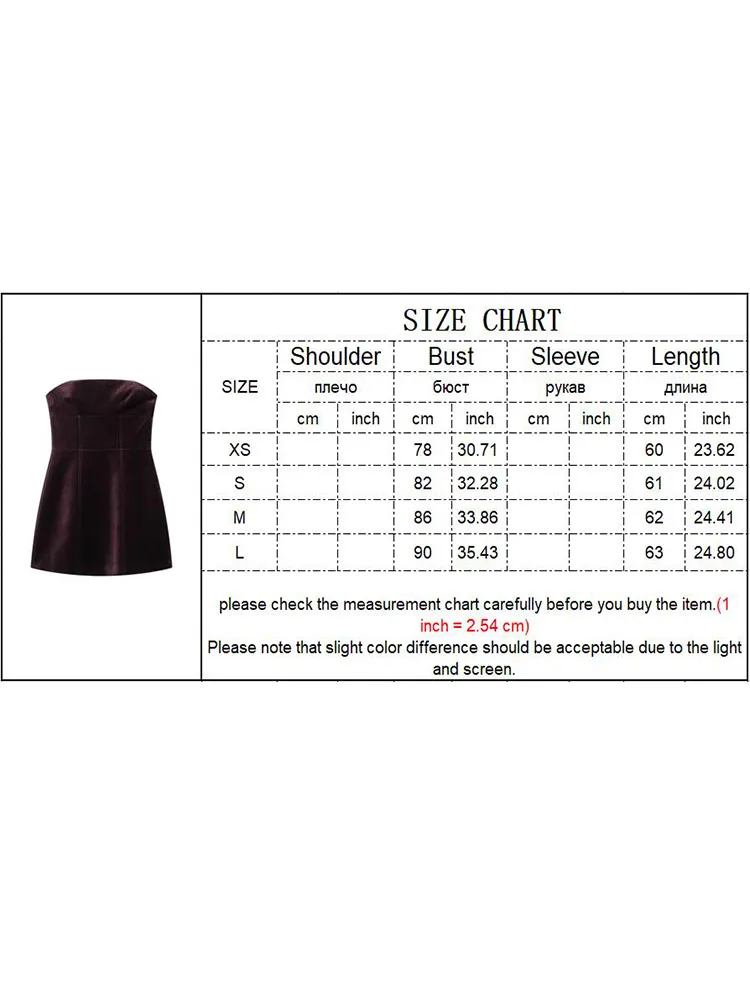 TFMLN Sweet Women Solid Velvet Bow Mini Dress Elegant Female Off Shoulder Backless Party Dress Fashion Strapless Dress#Color
