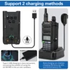 Baofeng UV 9R Pro V2 IP68 Waterproof Walkie Talkie Tri-Power Type-C Charger Dual Band Transceiver Ham Two Way Radio Marine Radio 3