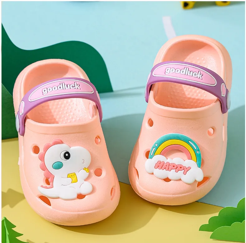 girl princess shoes Cartoon Dinosaur Kids Slippers Boys Summer Beach Sandals Girls Home Slippers Toddler Anti-Slip Indoor Slides Child Garden Shoes best leather shoes