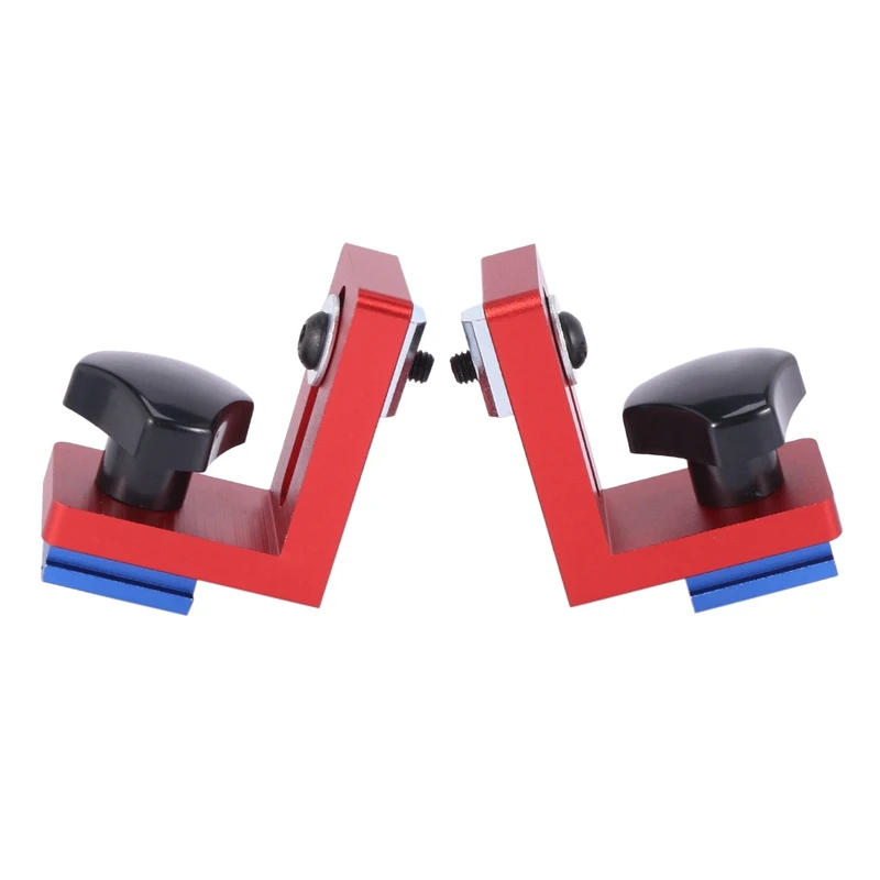 Set Of 4 T-Track Sliding Brackets For Aluminium Profile Woodworking Tools, T-Tracks Not Included