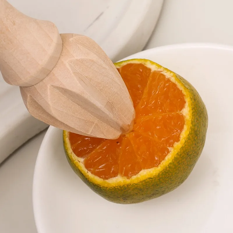 Presse-agrumes en bois de hêtre pour citronniers et oranges, outils pour fruits et légumes, accessoires de bar et de cuisine_voghion.com