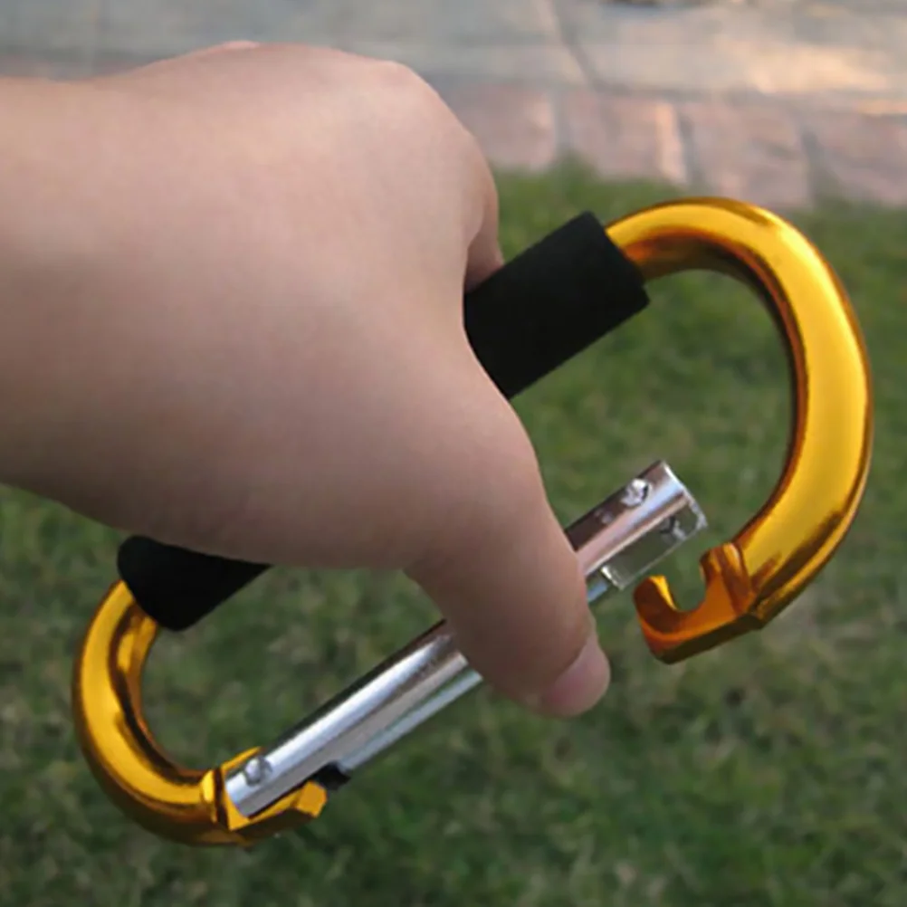

Buckle Aluminium Alloy Carabiner Climbing Hanging Carabiners Keychain Hook D-Ring Spring