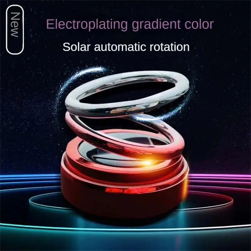 Solar-Double-Ring-Suspended-Rotating-Aromatherapy-Unique-Design-Light ...