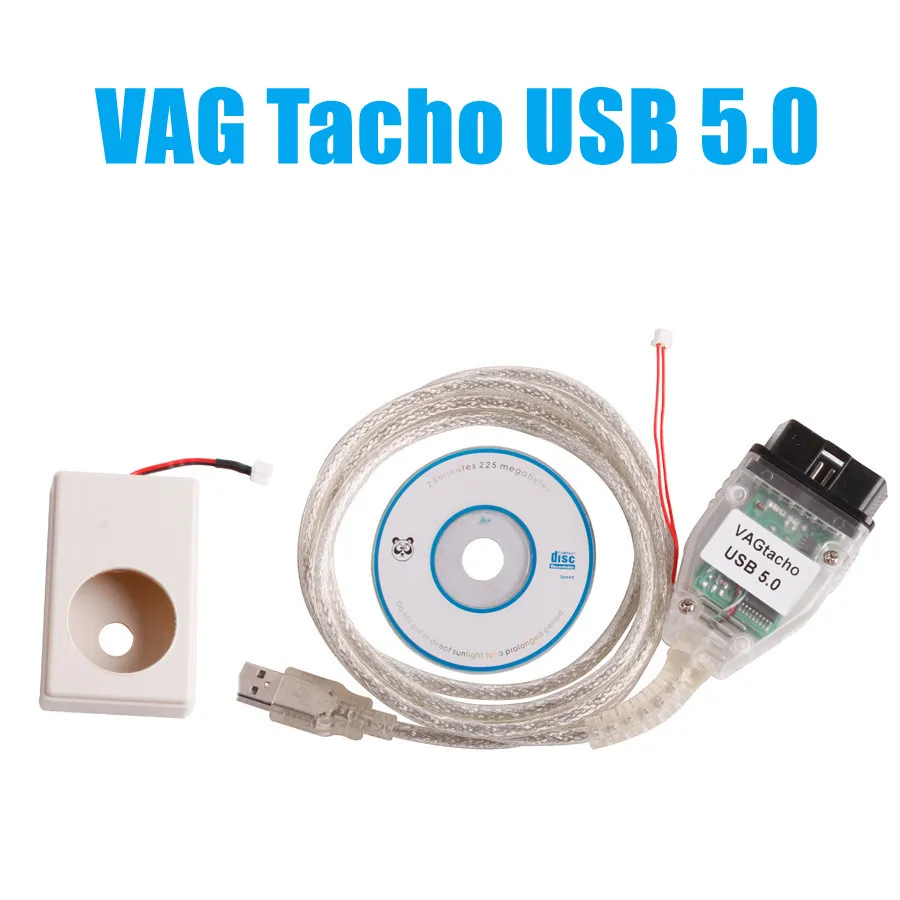 VAG Tacho versión USB 5,0 con Software Dongle, compatible con VDO con