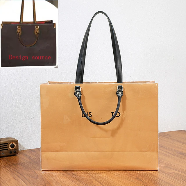 Women DIY Paper Bag Make Luxury Handbag Crossbody Large Capacity Tote Big  Shopper Shoulder Fashion Ladies Designer Shopping Bag - AliExpress