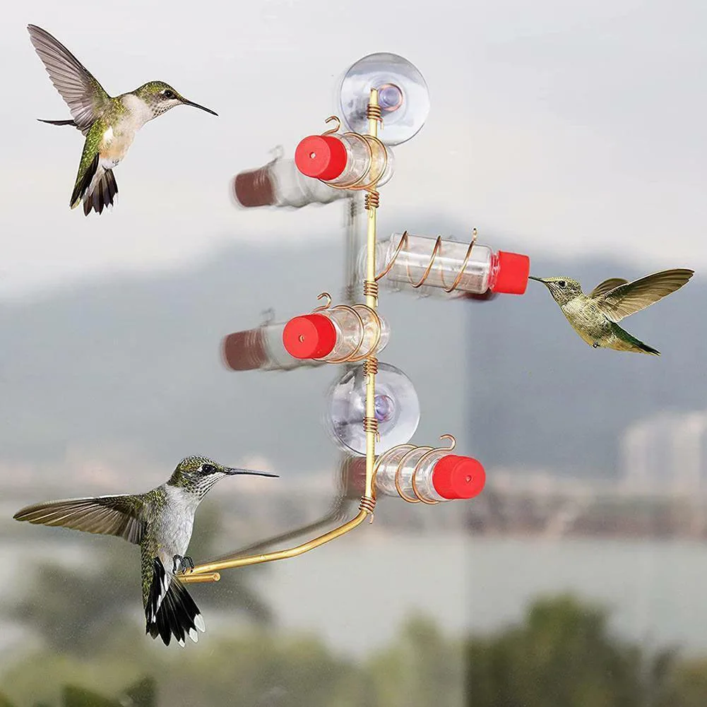 Mangiatoie dolci comoda rotazione e ricarica adatte alla famiglia fornisce una vista a 360 gradi attira gli uccelli selvatici