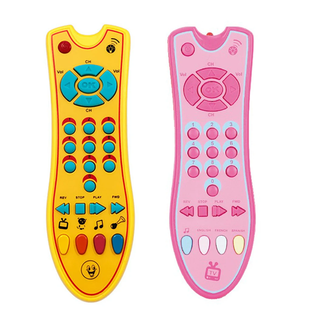 

Babies Television Remote Control Toy Battery Operated Toys Color Random