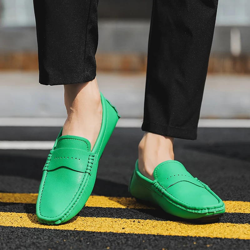 Mens Green Shoes.