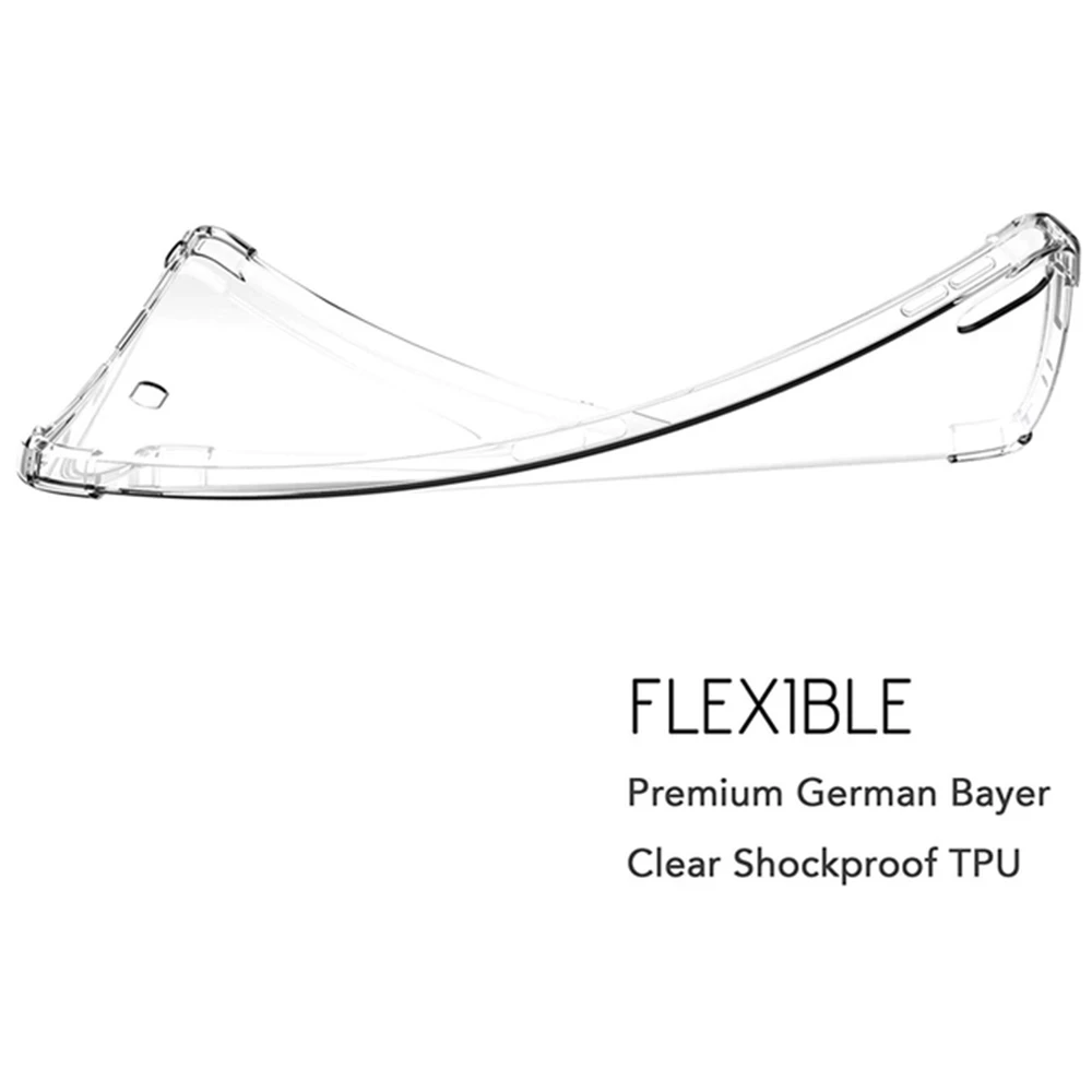 Silicone Soft Shell Airbag Clear Protective Tablet Case - 8.7
