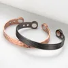 Pure Copper Vintage 3500 Gauss Strong Magnetic Therapy Open Cuff Bracelet Bangle 5