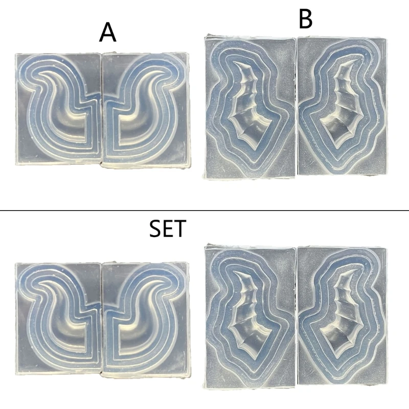 

Bend Thread Keychain Mold Silicone Pendant Mold Epoxy Resin Mold