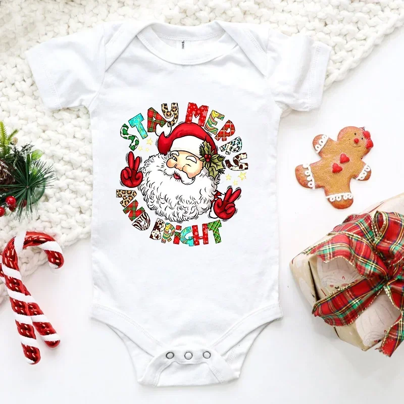 

Merry Christmas Family Shirts Family Christmas T-Shirts Mommy and Me T-Shirt Clothes Wear T Shirts Baby Rompers Clothes Famille