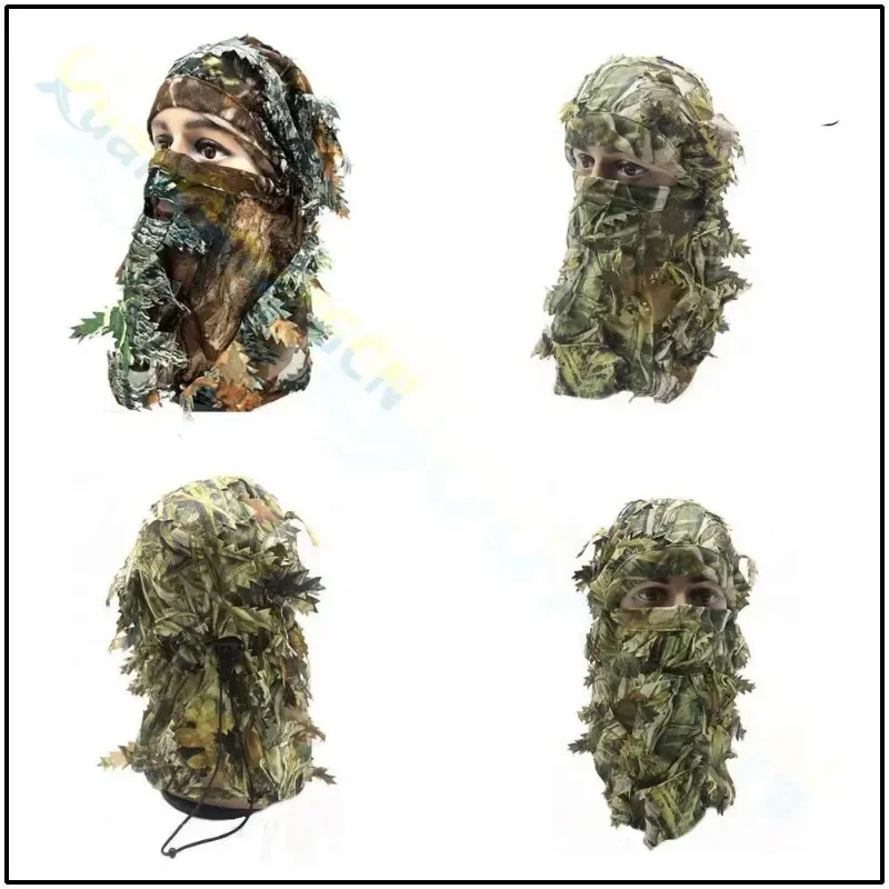 3D Camouflage Balaclava Full Face Mask Wargame Cycling Hunting Bike Helmet Liner Tactical Airsoft Cap