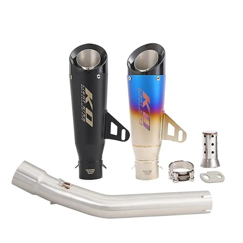 Slip On Scarico Mid Connect Tubo Silenziatore Moto Fuga 51Mm Per Yamaha Tenere 700 2019-2023 700 Rally Edition 2020-2023