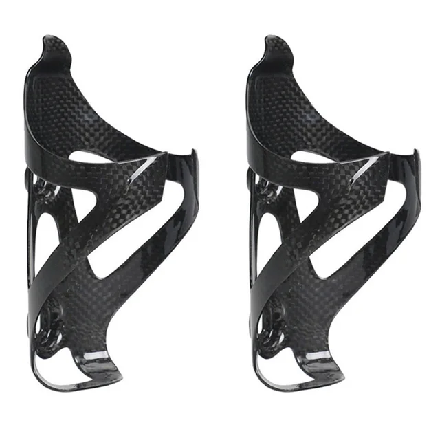 2PCS Full Carbon Fiber Bicycle Water Bottle Cage MTB Road Bike Bottle Holder Ultra Light Cycle Equipment Matte/Gloss
