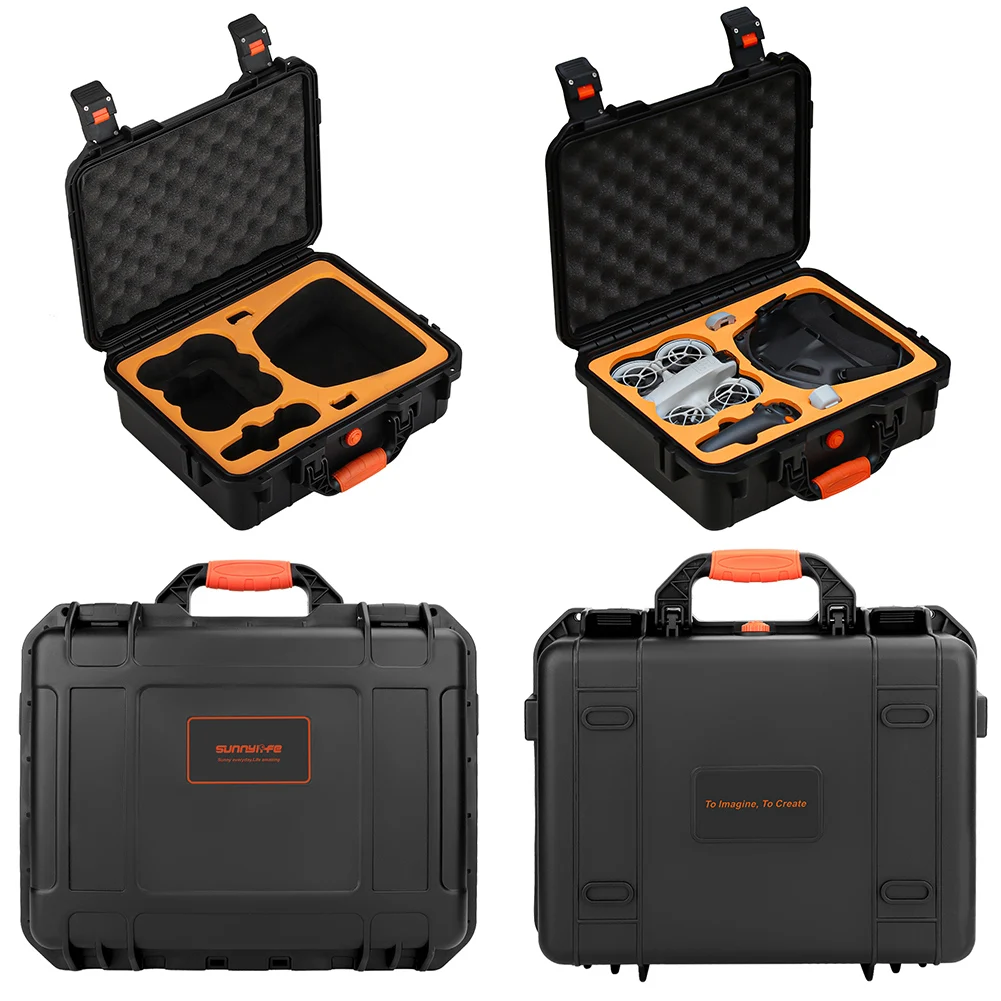Safety Carrying Case Portable Storage Box Travel Storage Bag for DJI Neo Drone and Batteries Accessories