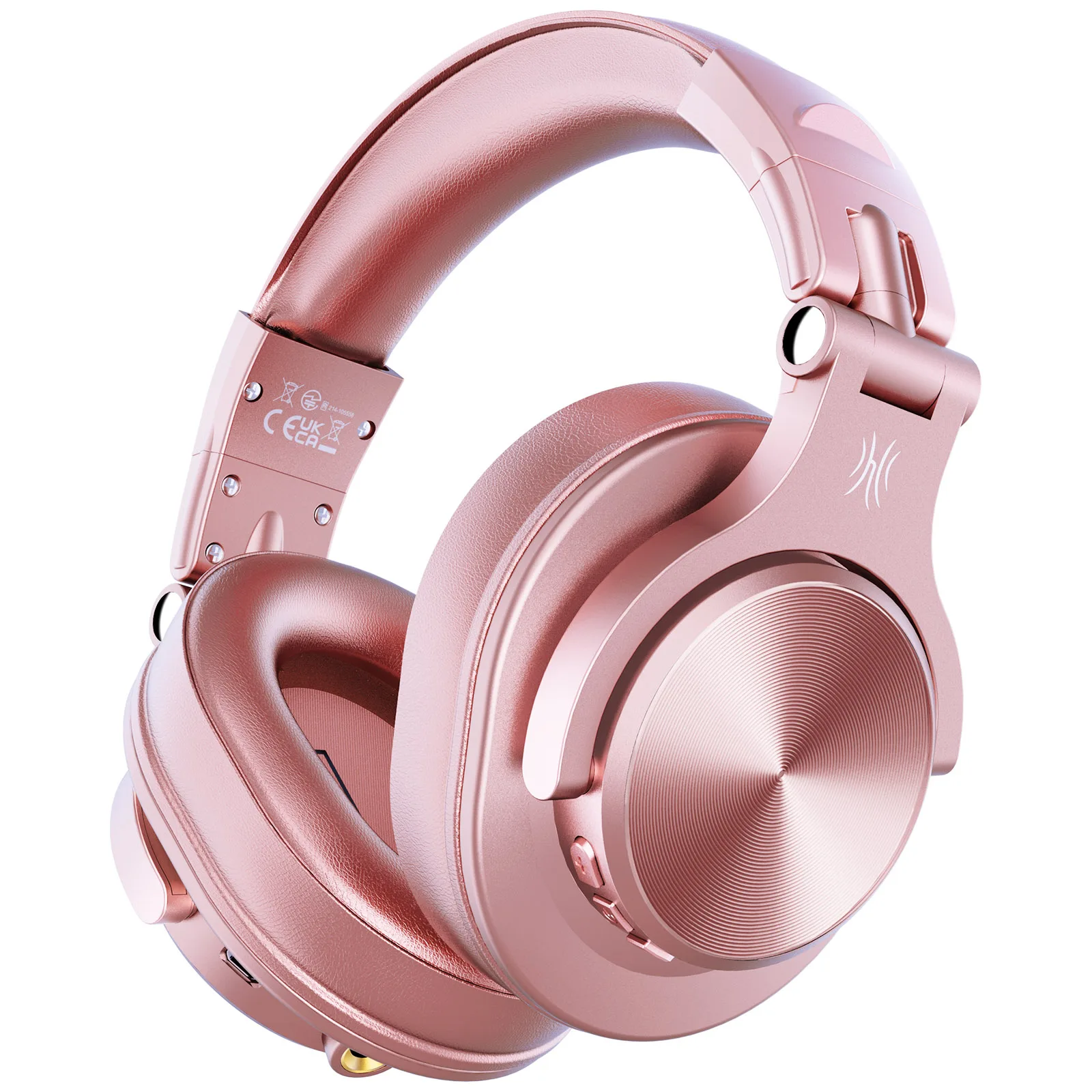 Oneodio-auriculares inalámbricos A70-X para teléfono móvil, audífonos  deportivos con Bluetooth 5,2, manos libres, con micrófono, color oro rosa