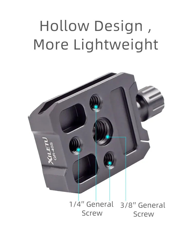 Quick Release Clamp XILETU QR40S ARCA Style Ronin SC for DJI Ronin S / Ronin SC
