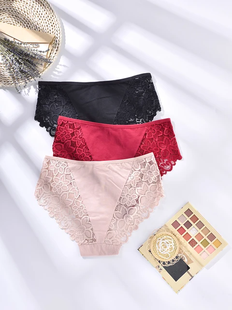 3PCS 1XL-4XL Plus Size Women High-Rise Panties Solid Color Underwear  Comfortable Soft Lingerie Cheeky Panties 80-140KG Briefs - AliExpress