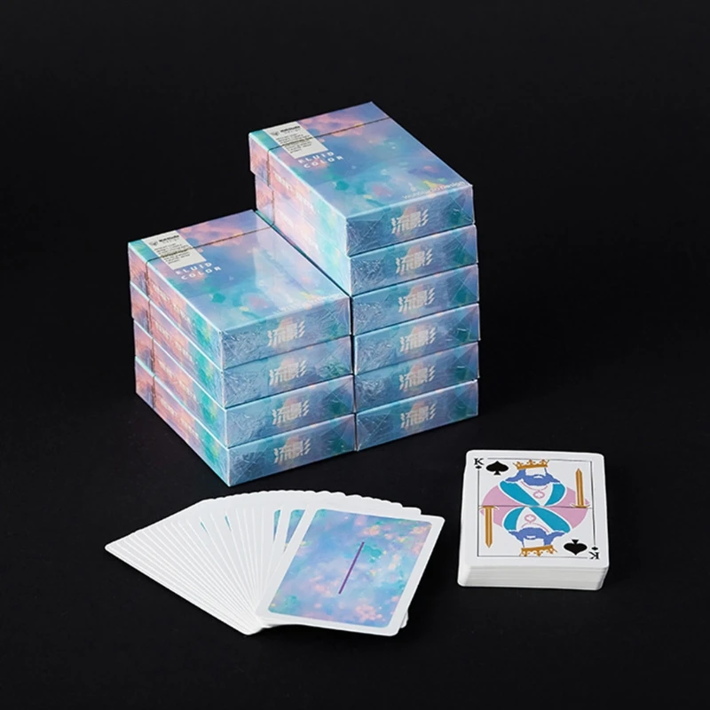 Playing Cards Set Simple Style Paper Poker Waterproof Plastic Poker Card Sets Classic Magic Tricks Tool Games