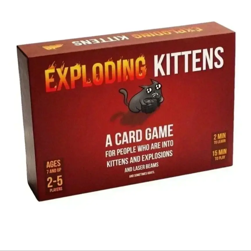 Jogo de cartas edição original nsfw festa estriando gatinhos implodindo gatinhos expansão latidos gatinhos ursos