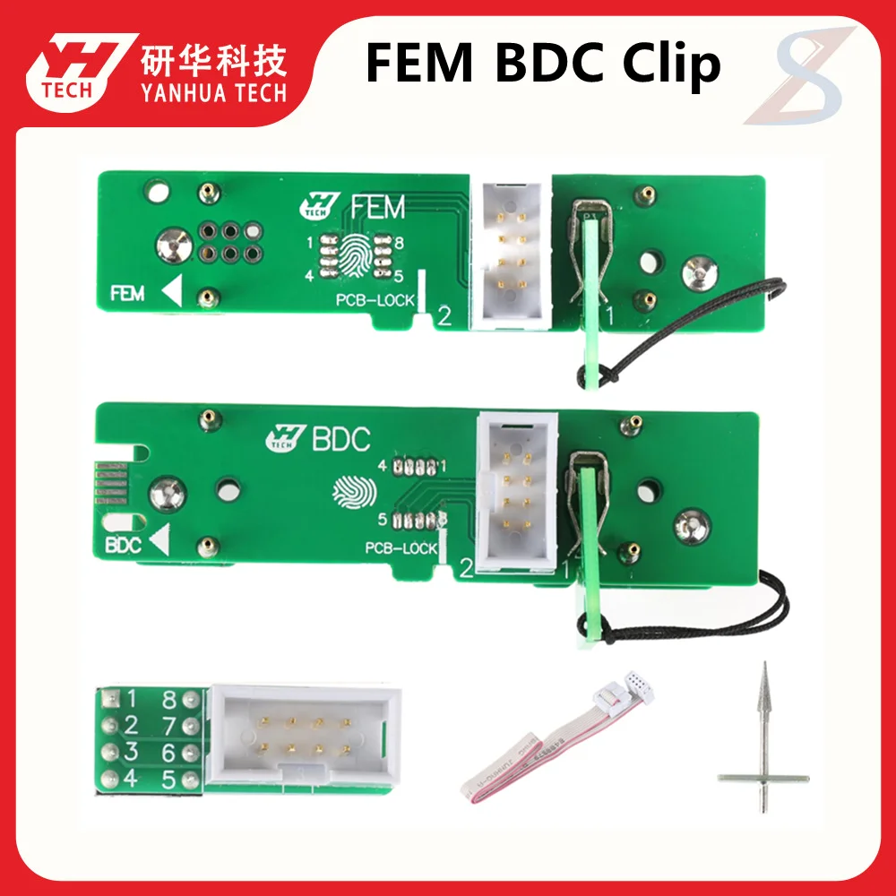 Yanhua FEM BDC Special Programming Clip No Need Remove for 95128/95256 Chip work with Mini ACDP/CGDI Prog/VVDI/Autel/Launch X431 key fob programming tool key programmer