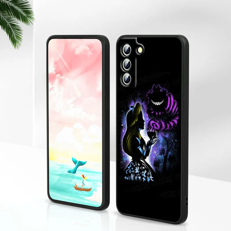 cute phone cases for samsung  Disney Hoạt Hình Hoạt Hình Công Chúa Đen Dành Cho Samsung S22 S21 S20 FE Cực Pro Lite S10 S10E S9 S8 Plus đen Ốp Lưng Điện Thoại silicone cover with s pen