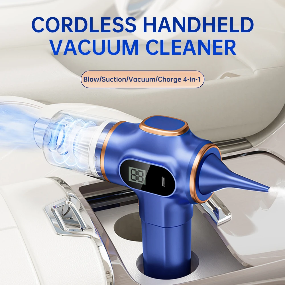 290000Pa Car Vacuum Cleaner 5in1 Wireless Vacuum Cleaner Handheld Pump For Car Office Home Appliances