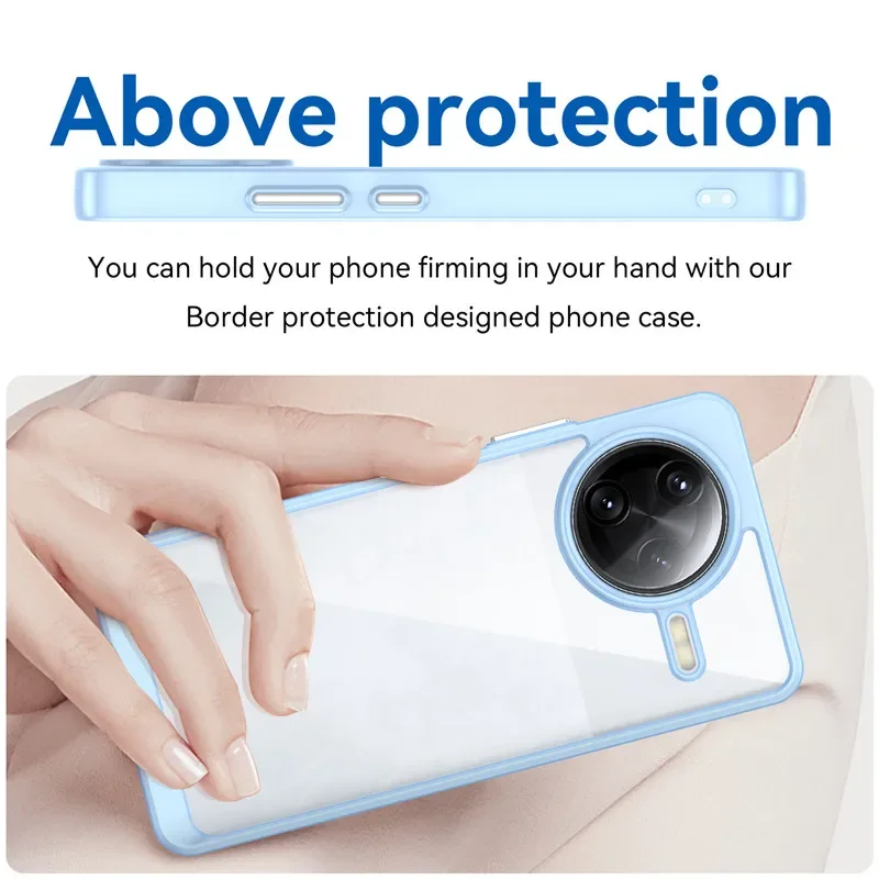 Premium Protective Phone Case - TPU Border & Acrylic Backplane Bumper