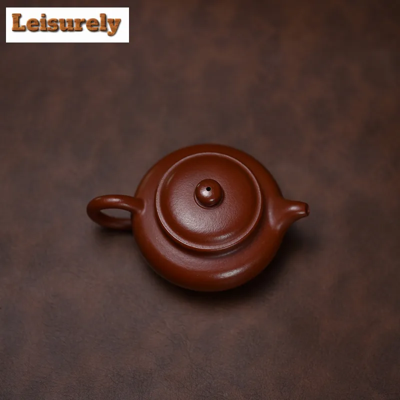 88ml Authentic Yixing Purple Clay Teapots Handmade Antique Pot Raw Ore Dahongpao Mud Kettle Chinese Zisha Tea Set Craft Supplies