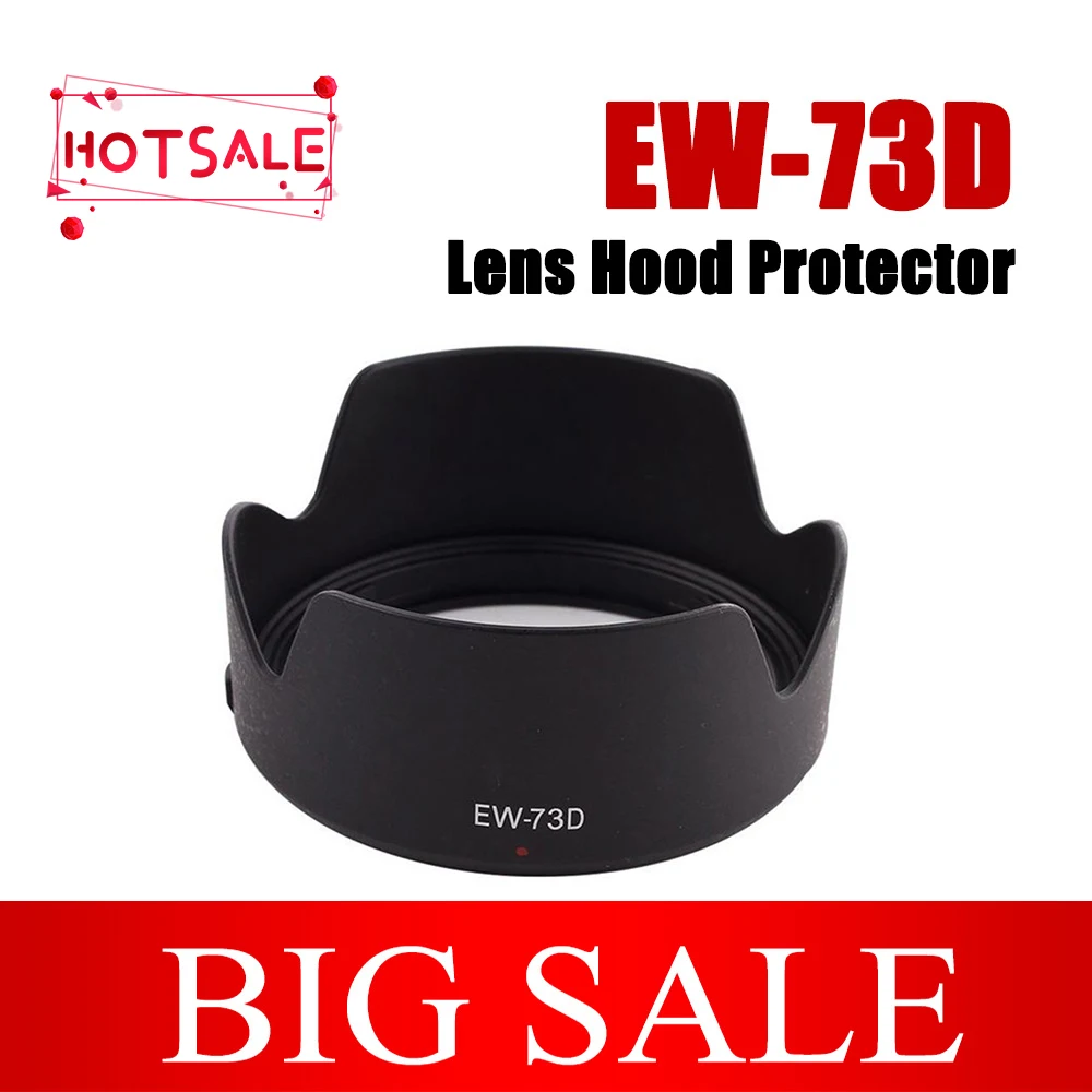 

EW-73D EW73D Lens Hood Reversible Flower Camera Accessories For Canon EF-S 18-135mm f/3.5-5.6 IS USM 80D 7DII 7D2 77D 760D 67mm