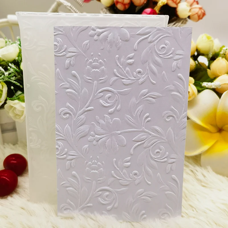 Tim Holtz Mini Botanical Garden 3d Relief Folder For Diy To Make Greeting Cards, Paper Scrapbook, Stamp Free Metal Cutting Mold