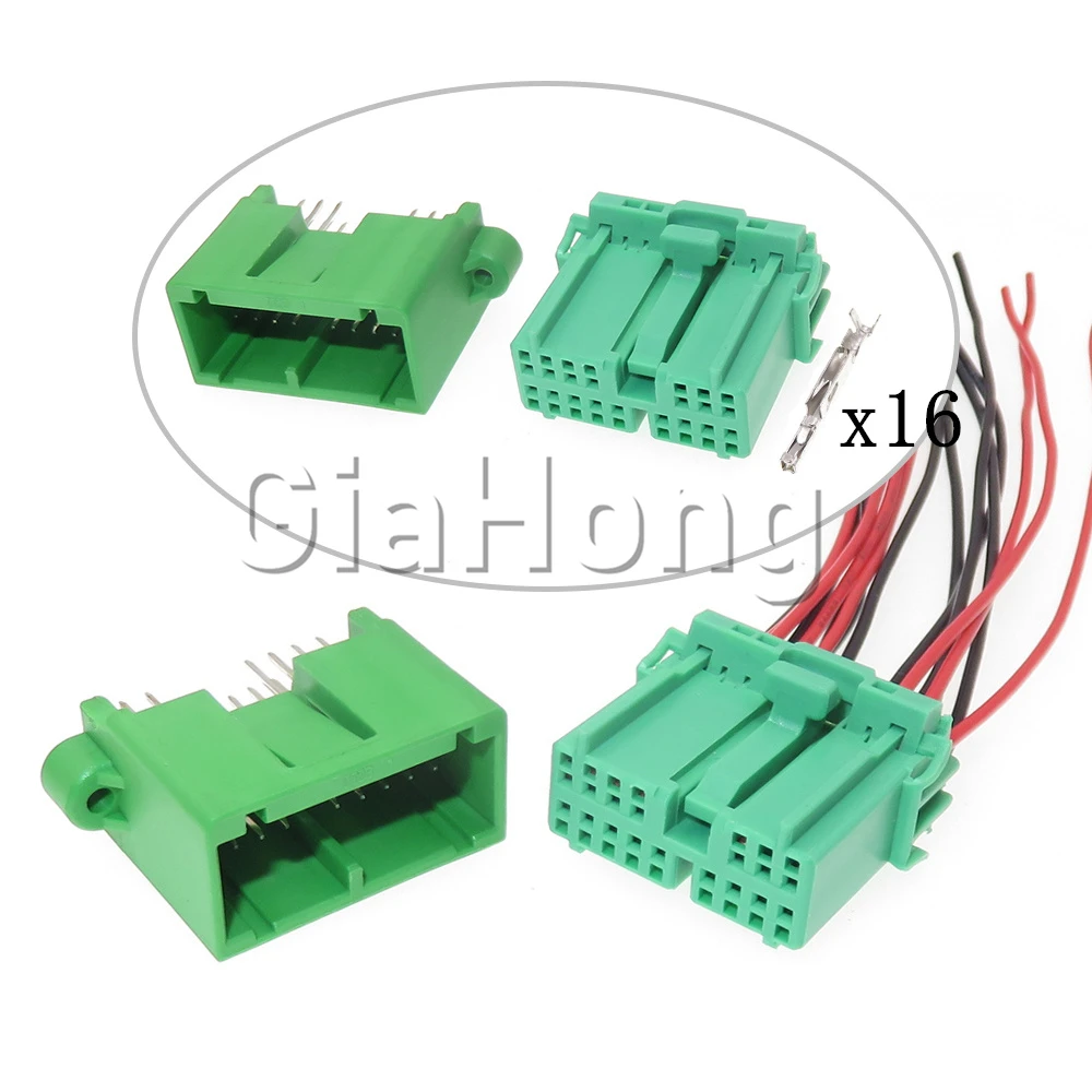 

1 Set 16 Ways Starter Auto Accessories IL-AG5-16S-D3C1 Car Unsealed Sockets IL-AG5-16P-D3T2 Automobile PCB Connector