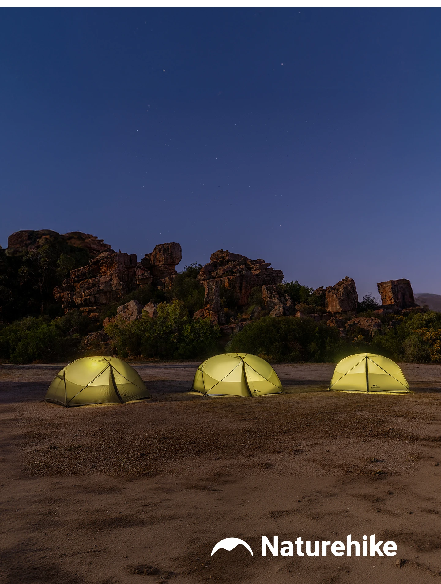 Naturehike Mongar Pro Ultraleichtes Zelt für 1–2 Personen, 20D-Nylon, doppellagig, wasserdicht, leicht, für Camping, Wandern, 3-Jahreszeiten-Zelt – Detail 15
