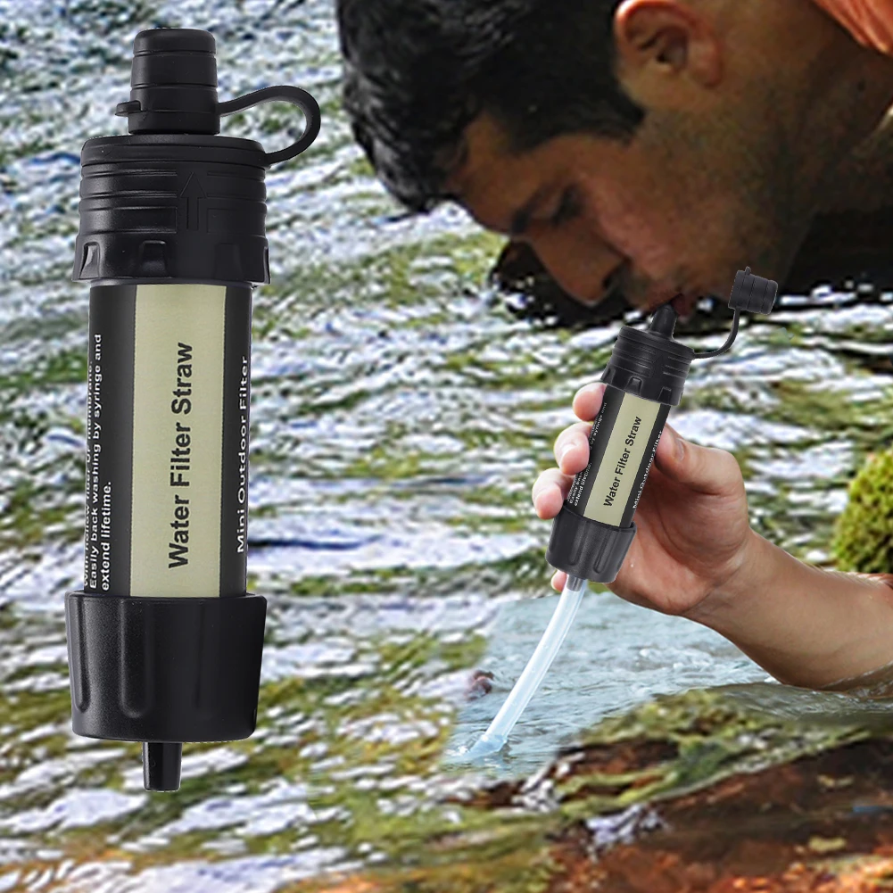 Water Purifier Water Filtration System Camping Purification Filter Straws