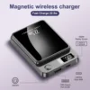 10000mAh Magnetic Charger Power Bank Wireless 22.5W USB-C Foldable Stand LED Display For IPhone 16/15/14/13/12 All Series 3