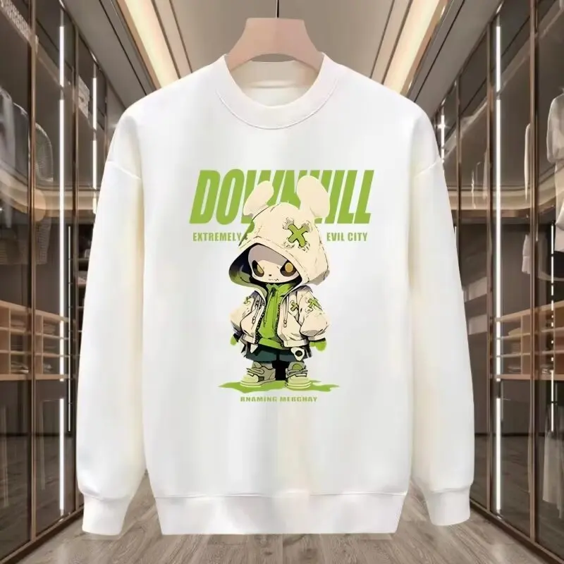 Men's Sweatshirt Hip Hop Fashion Streetwear Harajuku Pullover Print Sweatshirt Autumn Winter Clothing CartoonHoodie sweatshirt jacket