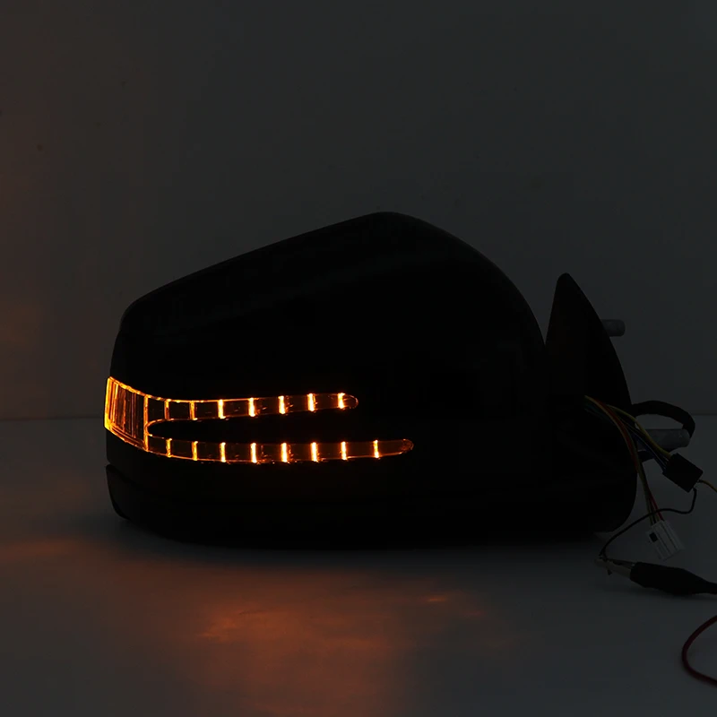 Car Power Rear View Mirror Side Door Mirror Assembly Black  